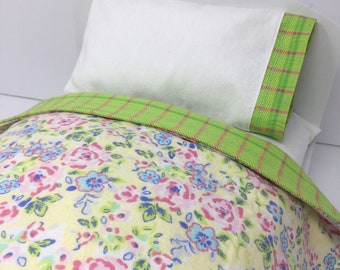 4 piece Bedding Set For 18/" Doll Handmade Ships Free