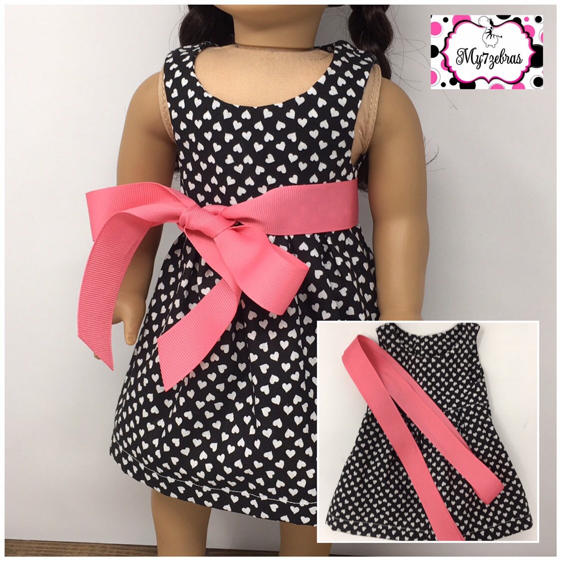 american girl heart dress