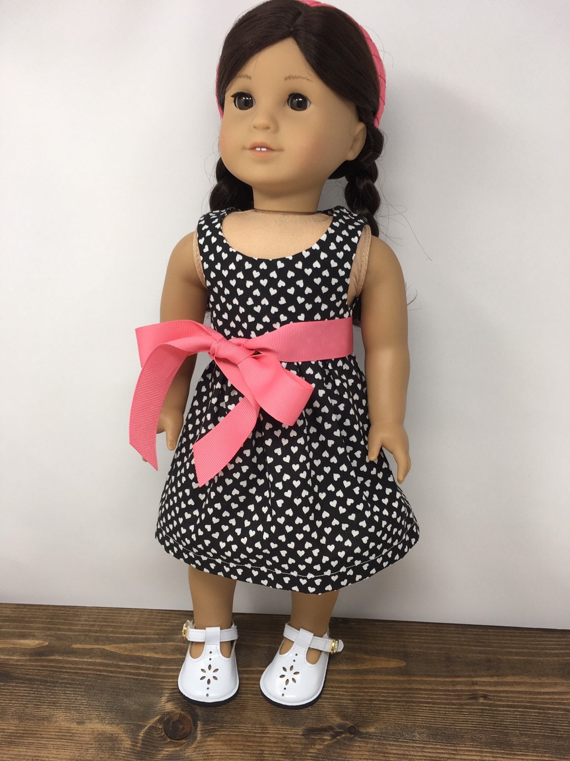 american girl heart dress