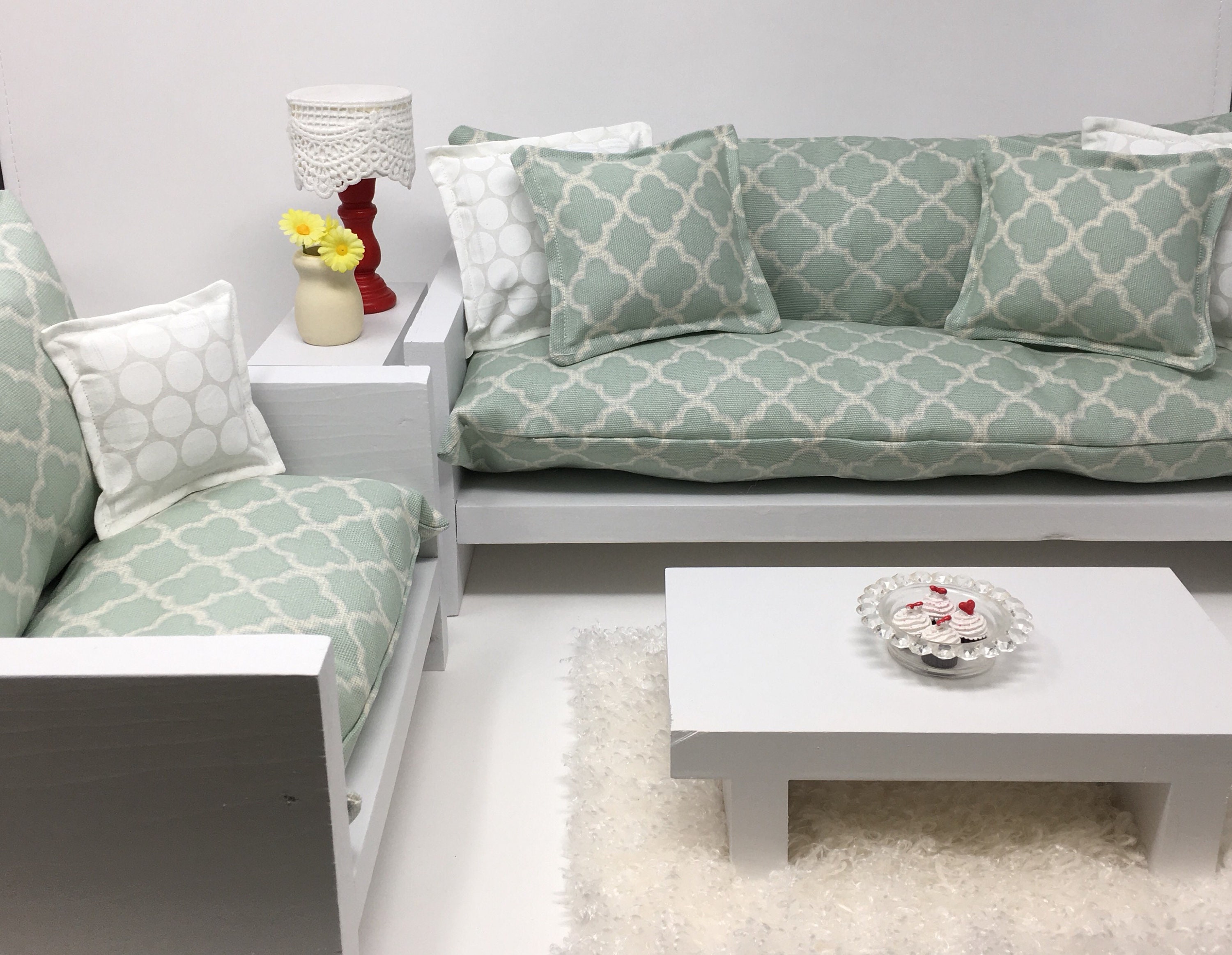 american girl living room set