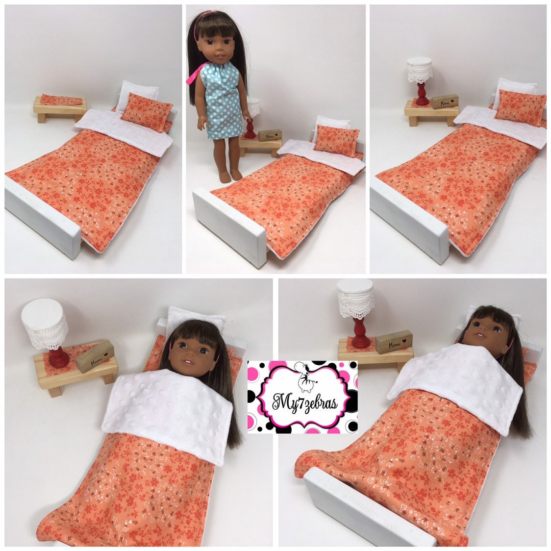 14 inch doll bed