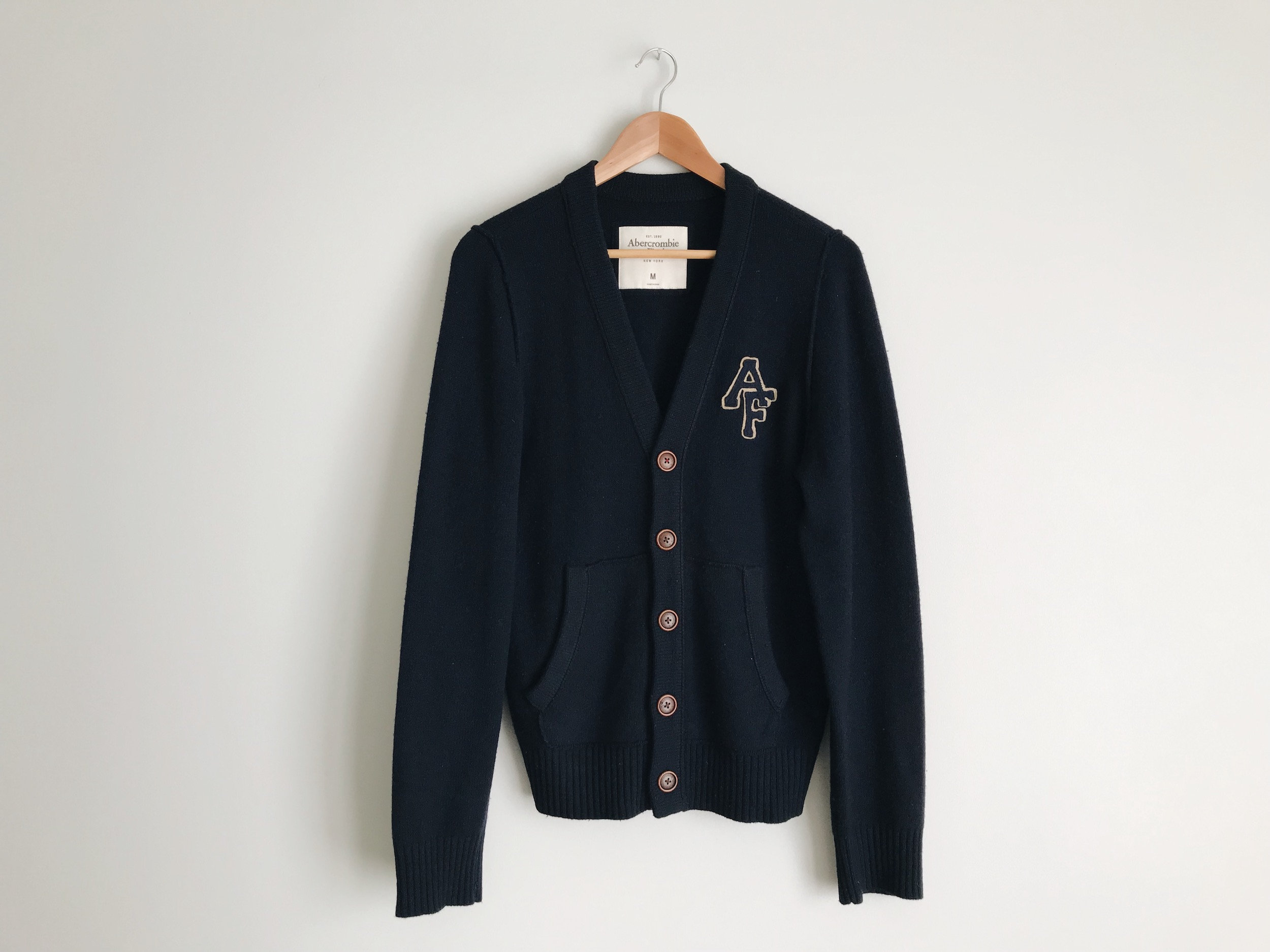 abercrombie cardigan mens