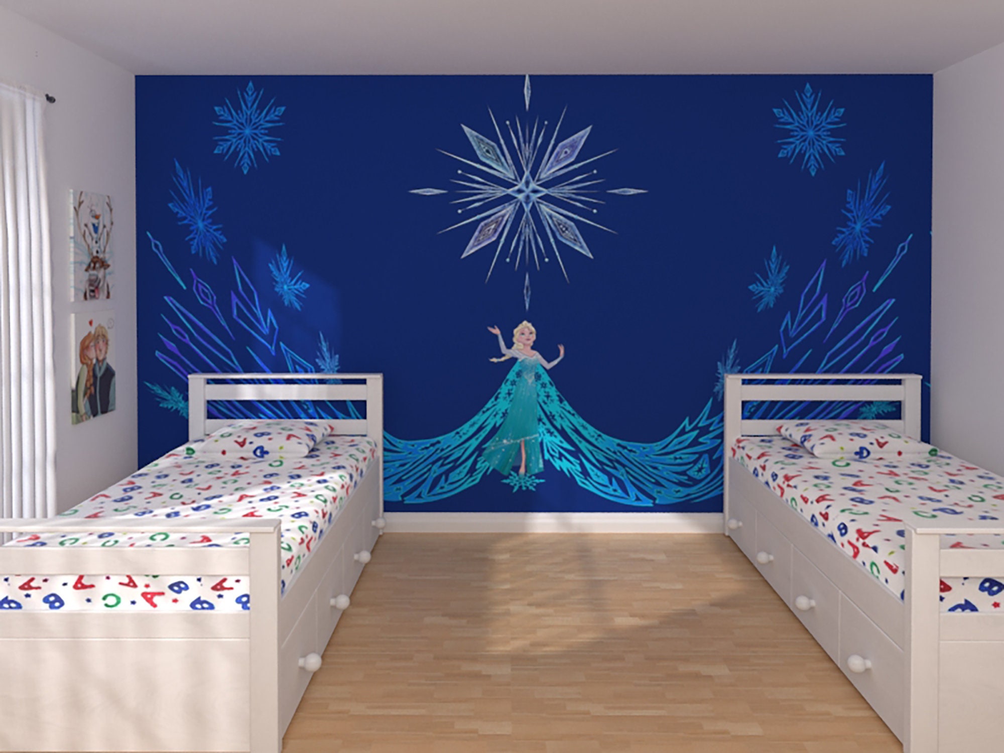 frozen disney bedroom