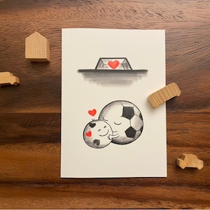 SOCCER BALL VALENTINE Mama’s soccer boy Valentine’s Day Let&#39;s Go! World cup Football
