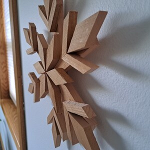 Wooden Snowflake / Rustic Cedar Winter Snowflake Decor / Farmhouse ...