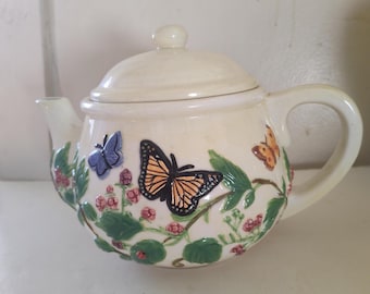 Vintage Harry & David Butterfly Teapot