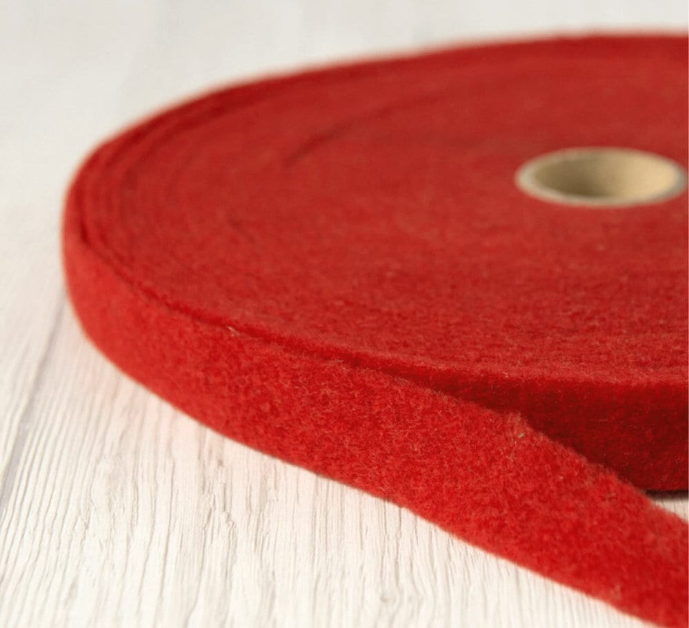 String Ribbon Wool Extra Fine Merino Wool Prefelt Ribbon Storm 19 Micron 1 - Etsy