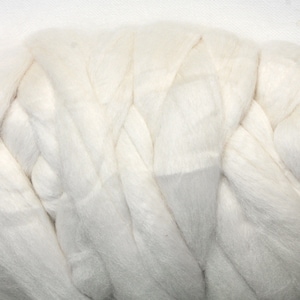 Baby Alpaca rove Natural White 2 - 8 ounces wool roving tops Natural Superfine Spinning Felting Fiber