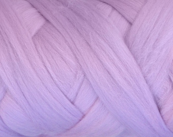 OFERTA: Mecha de lana merino australiana de 113 g (4 oz), fina, de 22 micras, color púrpura, lila y mora. Ideal para fieltrar, hilar, tejer y otros materiales.