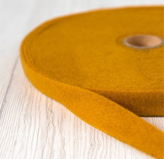 Extra fine merino wool Pre-Felt Gray Storm Extra Fine Merino Wool Prefelt Ribbon Soft Fruit 19 micron 4 wide 10 cm