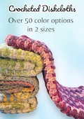 Crocheted Dishcloths - 100% cotton (handmade)