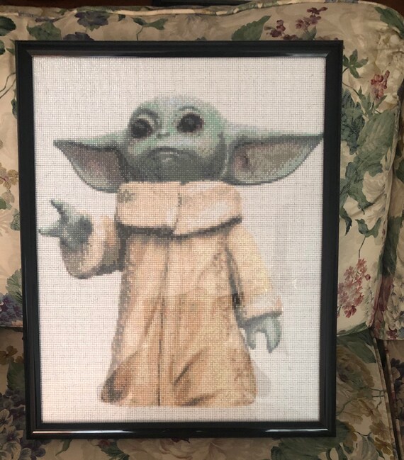 Peinture De Diamant De Bebe Yoda Etsy Peinture De Diamant De Bebe Yoda Etsy