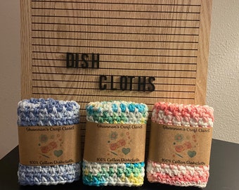 100% cotton dishcloths - washcloths