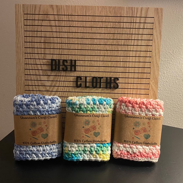 100% cotton dishcloths - washcloths