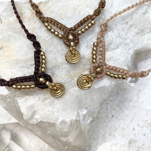 LULA Boho Choker Necklace, Gold Beaded Choker, Gold Handmade Necklaces, Choker Necklaces For Women, Unique Minimalist Cute Necklaces