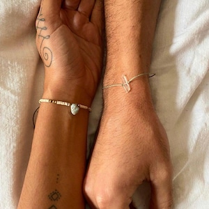 Quartz Intention & Healing Crystal Friendship Bracelets Tiny Quartz Beads for Positive Energy