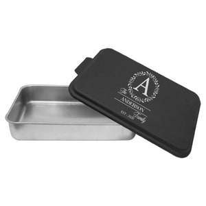 Personalized Baking Dish 9 X 13 Available in 5 Colors Aluminum Cake Pan