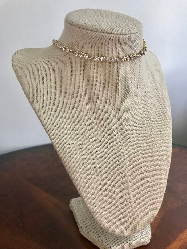 Necklace for party dress Necklace for party Crystal Choker Necklace,Occasion Jewelry Crystal Choker Gold and crystal necklace