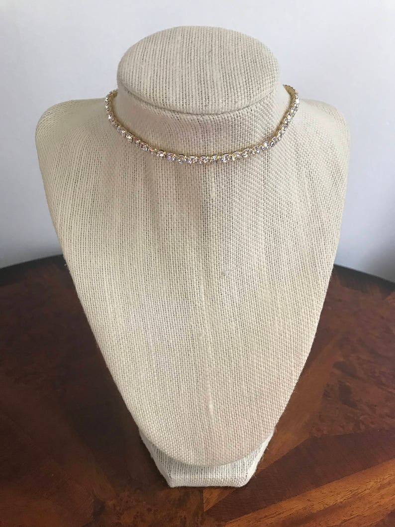 Necklace for party dress Necklace for party Crystal Choker Necklace,Occasion Jewelry Crystal Choker Gold and crystal necklace