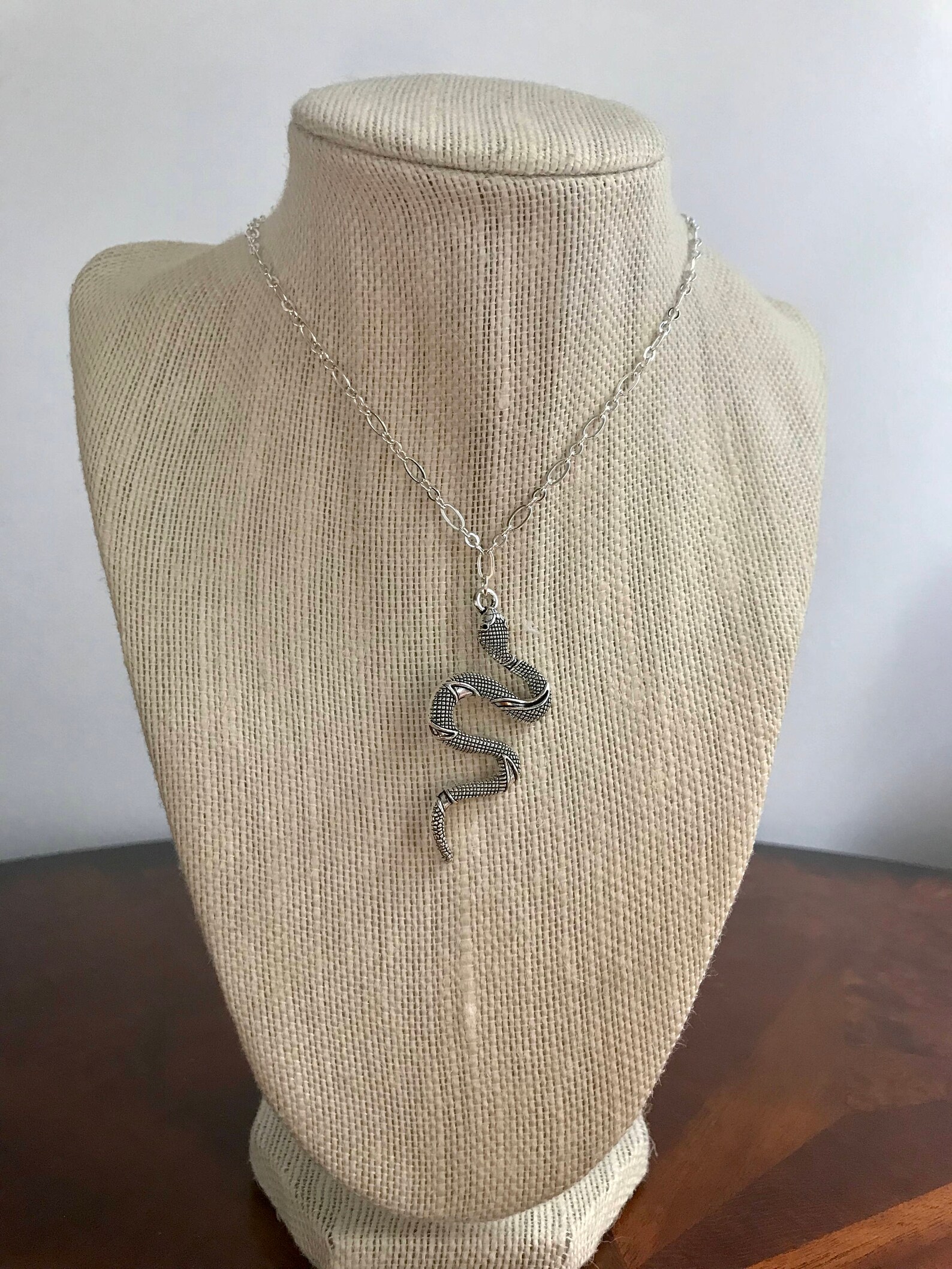 Snake Choker Snake Necklace Necklace With Snake Necklace Etsy