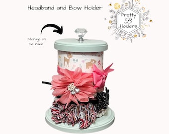 Headband Holder | Hair Accessory Organizer | Headband Stand | Storage | Nursery Decor | Girl Gift | Baby Shower | Green | Ready to Ship
