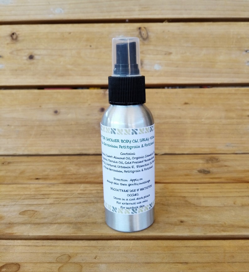 After Shower Body Oil Spray 100ml Scented or Unscented Etsy