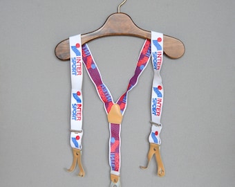 Vintage Suspenders, Trafalgar Patterned Suspenders, Limited