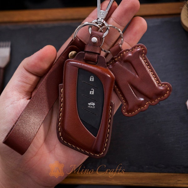 Leat her Key Fob Cover For Lexus ES350 LC500 LC500h LS500 LS500h UX200 UX250h ES300h GX460