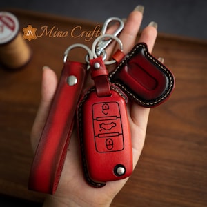 Vw leather key fob 2025