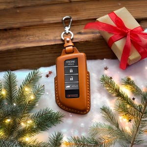 Leather Key Fob Cover For Acura mdx cdx nsx rdx rlx tlx tlx-l Christmas Gift New Year Gift