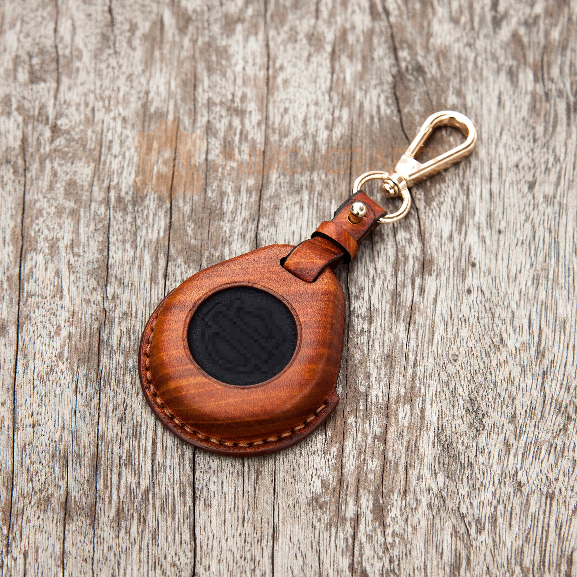 Minocrafts for Harley Davidson Key Fob Cover Leather Key Case for