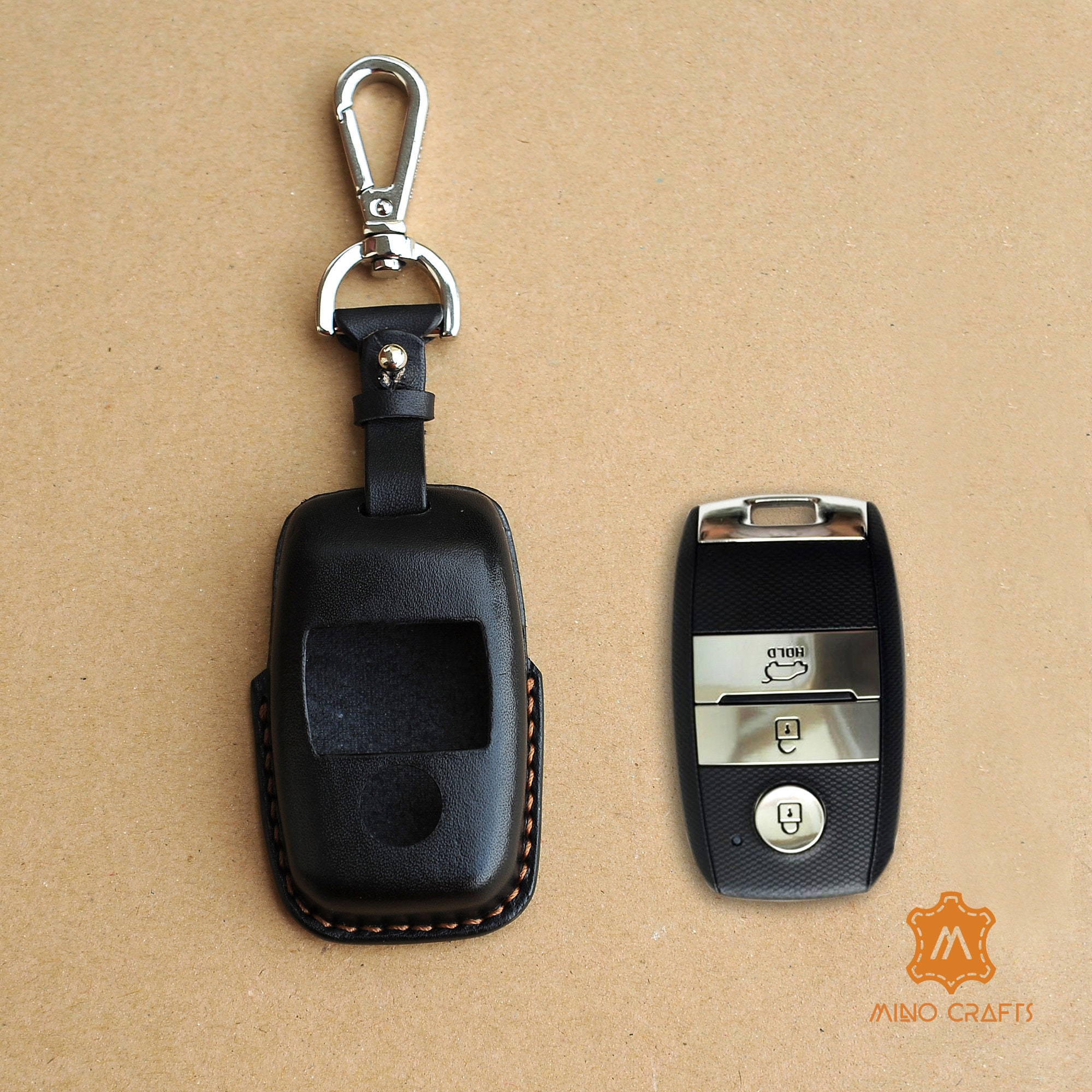 Leather Strap Car Key Case Cover for Kia K2 Rio Sorento K4 Cerato Picanto  Stonic Carnival Niro Morning Picanto Elantra Sportage - AliExpress