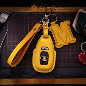 Handcrafted Leather Car Accessories Leather Key Fob Cover For Subie  Forester, Impreza, Outback, WRX, BRZ, XV Crosstrek, Ascent