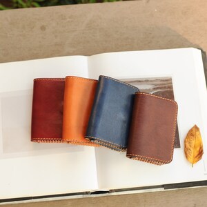 Business Card Holder Business Card Case Leather Business Card Case Gifts For Her Personalized Card Case image 9