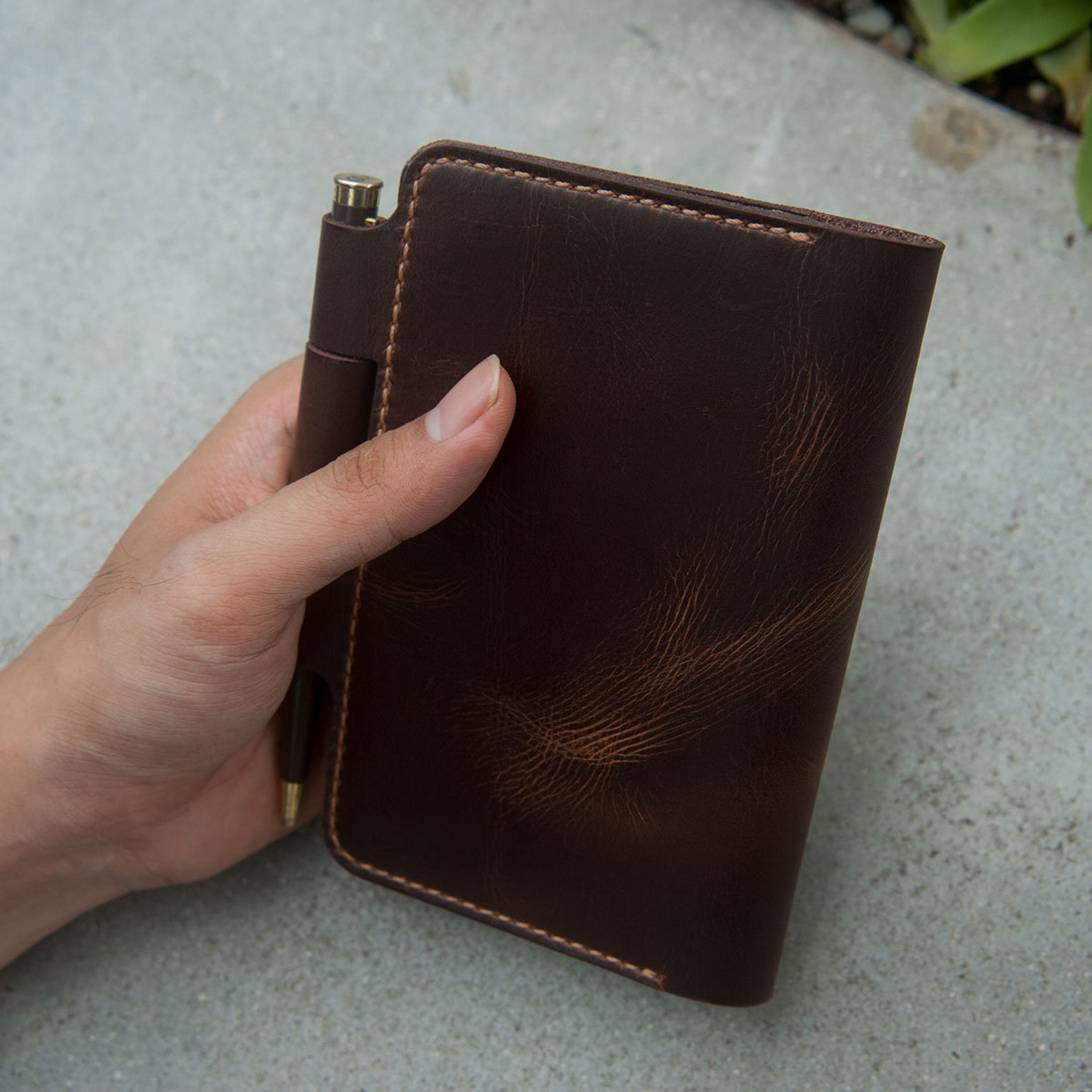 Field Notes Cover With Card Holder Field Notes Holder Field Etsy