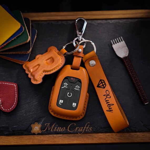 Gmc hotsell leather keychain
