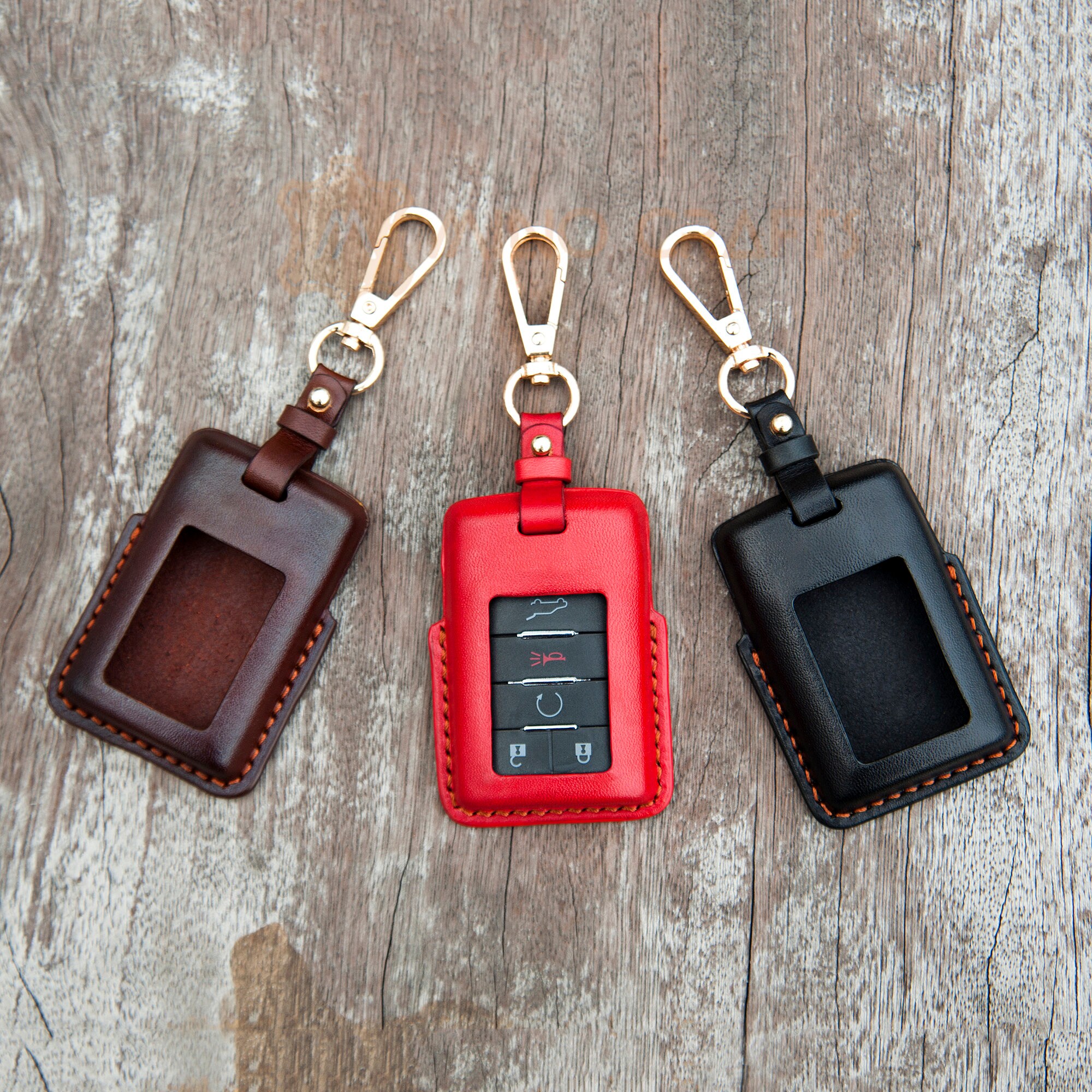 Leather Car Keychain Logo Key chain Ring Keyfob For Cadillac CTS ESCALADE ATS Leather Car Keychain Logo Key chain Ring Keyfob For Cadillac CTS ESCALADE ATS