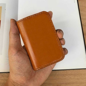Business Card Holder Business Card Case Leather Business Card Case Gifts For Her Personalized Card Case Tan
