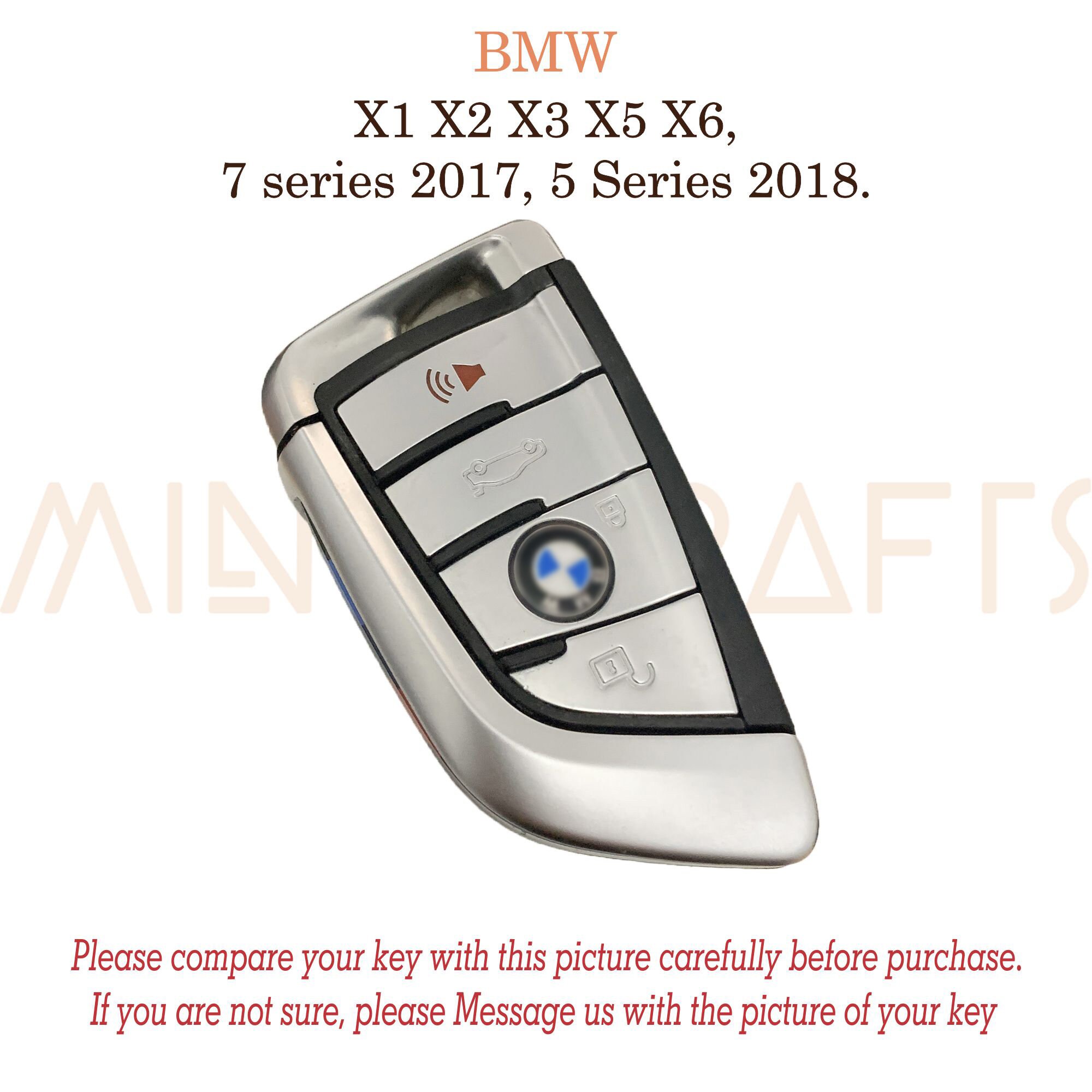 Key Fob Cover For BMW BMW Leather Key Case Car Key Case Etsy
