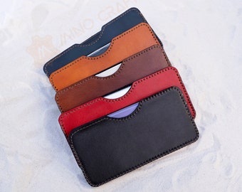 Leather Phone Sleeve for IPhone 14 13 12 11 Pro max Iphone Pouch Cover Cell Phone Sleeve Case Custom Leather Phone Sleeve