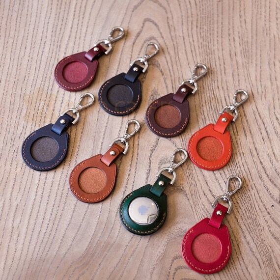  Leather Keychain Case Holder Compatible with Apple