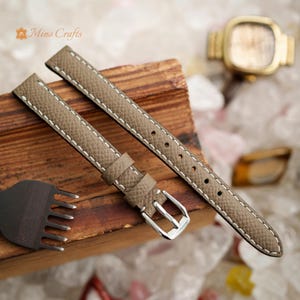 Ladies Watch Band 8mm 10mm 12mm 14mm Leather Watch Strap Handmade Watch Band Women Watch Strap Gift For Her