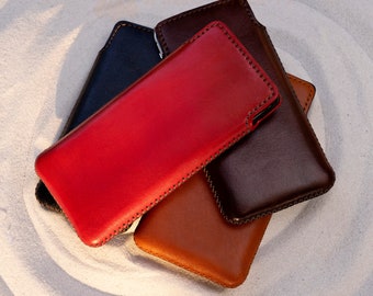 Skórzany pokrowiec na telefon do smartfona 15 Pro Max 14 13 Pro Max Iphone Etui na telefon komórkowy Etui na telefon ze skóry naturalnej