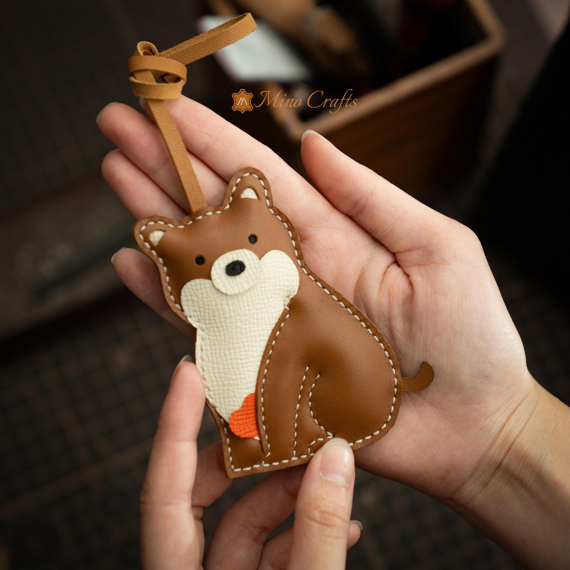 Shiba Inu Bag Charm - Etsy