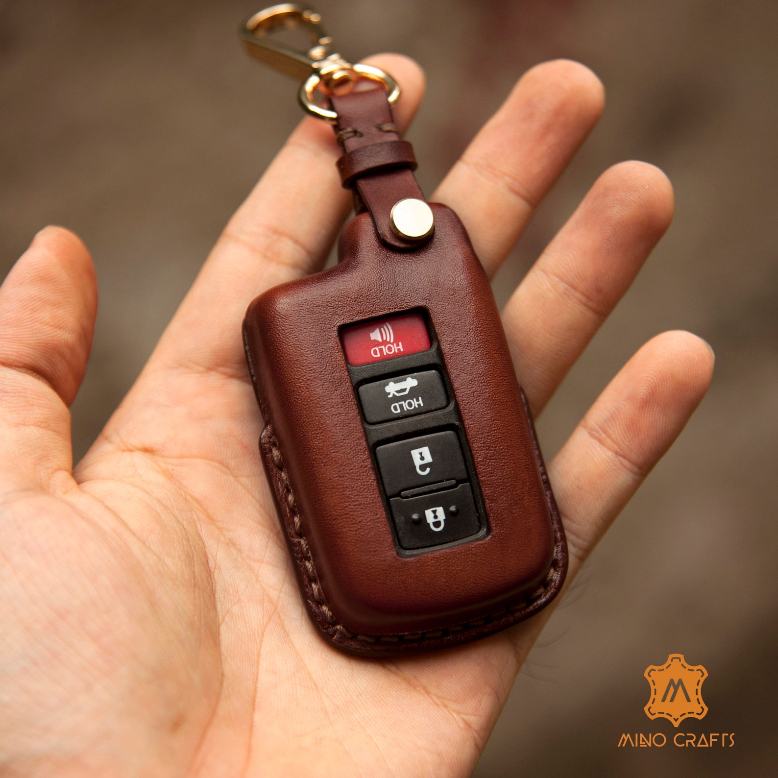 Toyota Key Fob Cover Leather Key Case For Toyota Camry Car Etsy