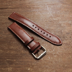 18mm 19mm 20mm 21mm 22mm 24mm Leather Watch Strap, Handmade Watch Band, Gift For Men