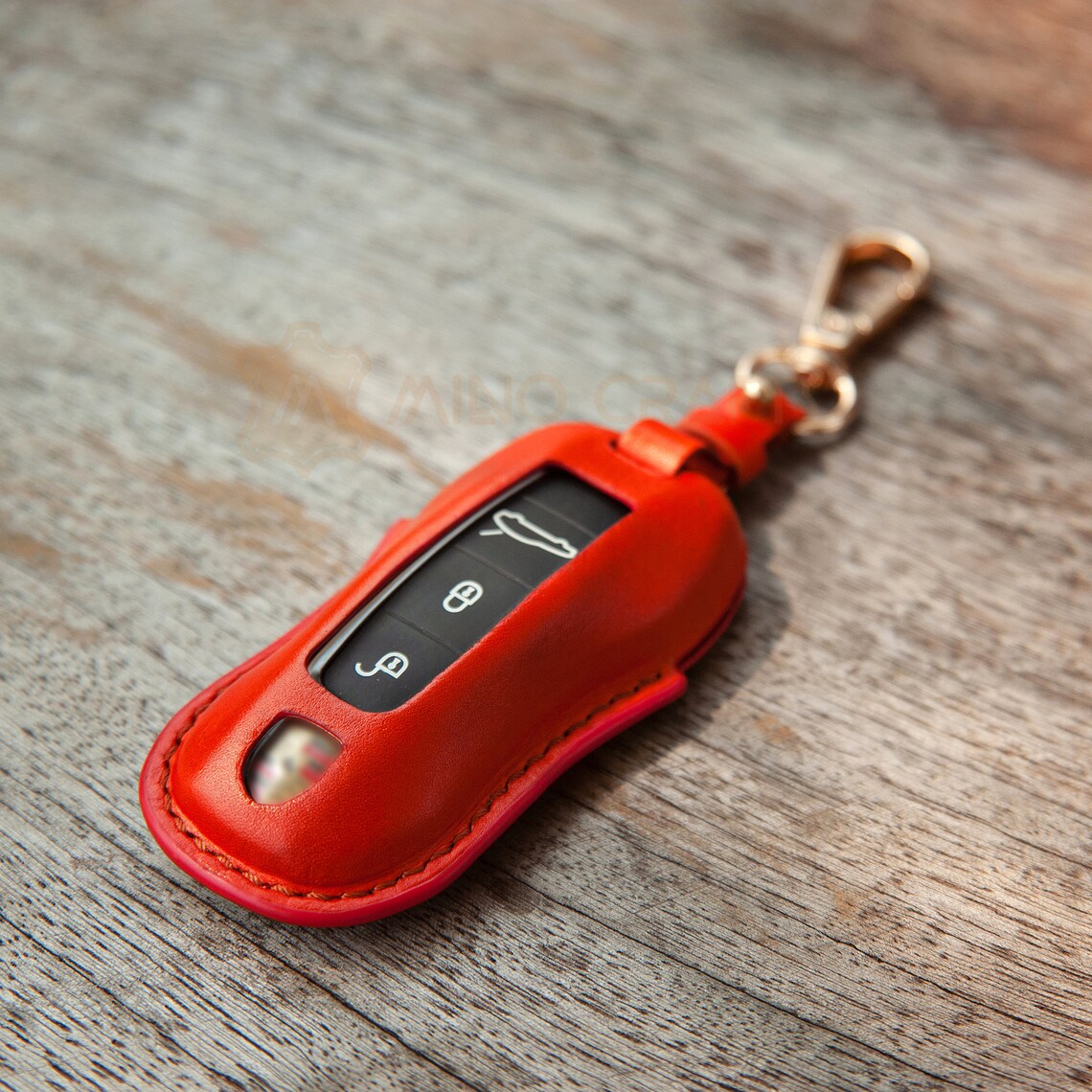 Porsche Key Fob Cover Leather Key Case For Porsche Cayenne 911 Etsy