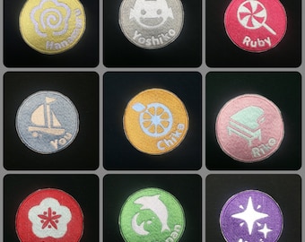 Love Live Sunshine Aqours Character Symbols