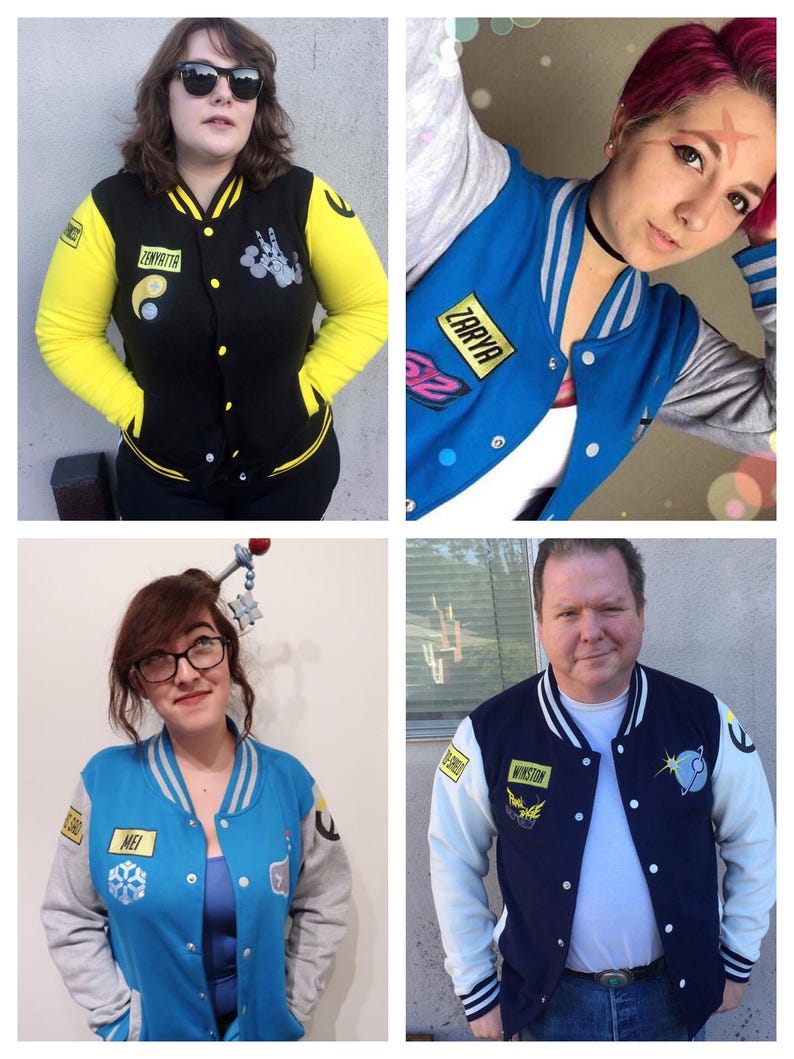 Overwatch Inspired Letterman Jackets image 5