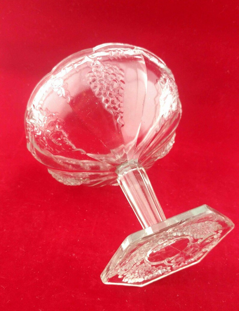 Indiana Glass, Dunkirk, IN, EAPG, Late Paneled Grape Aka Darling Grape